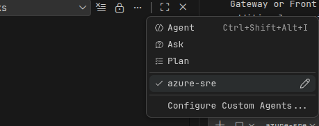 Configure Custom Agents